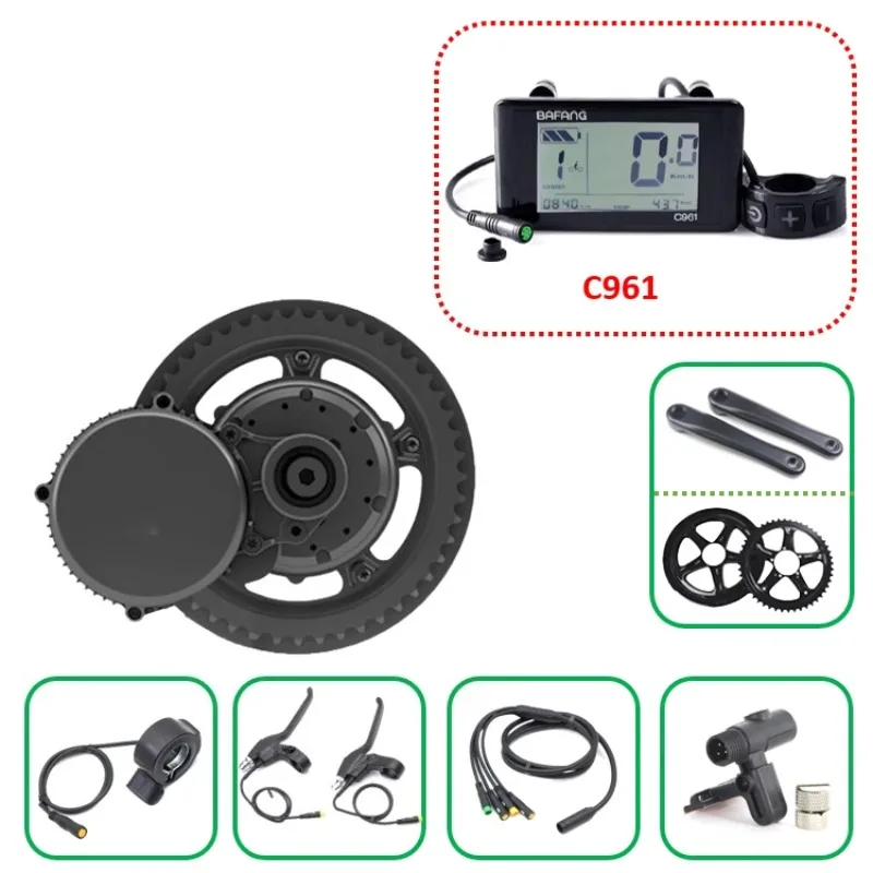 ชุดมอเตอร์ขับกลาง G340 พร้อมจอ - Mid Drive Conversion Kit 1000W บทวิจารณ์และราคา