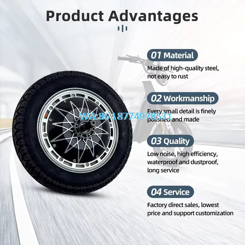 Wmwmnu สำหรับชุดมอเตอร์ฮับ BLD - 5000W Hub Motor Kit 72V บทวิจารณ์และราคา