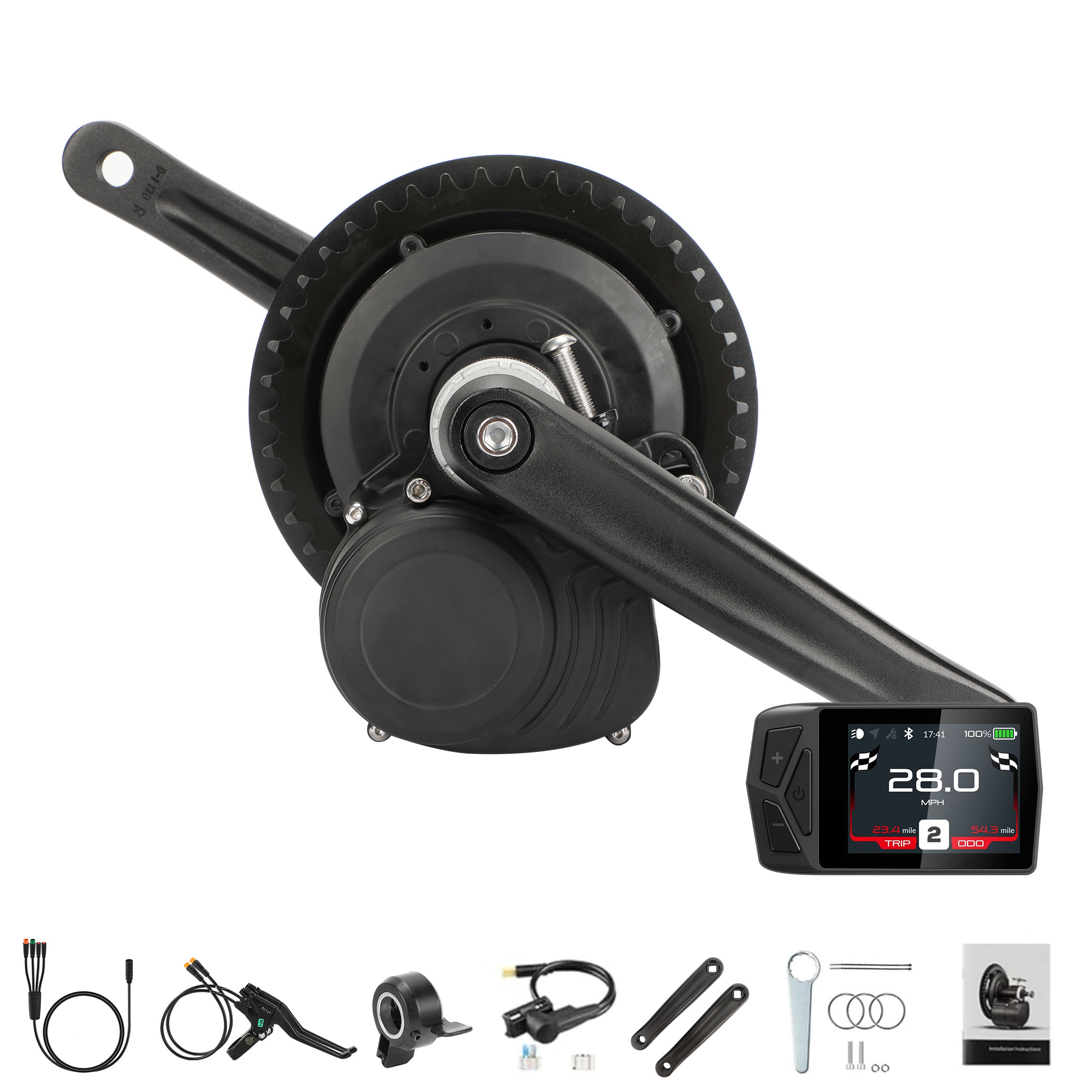 ชุดมอเตอร์ขับเคลื่อนกลาง TONGS - Torque Sensor Mid Drive Motor Kit บทวิจารณ์และราคา